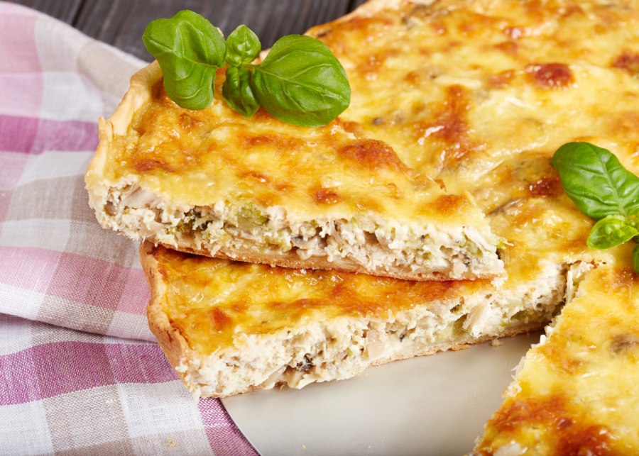 Куриный пирог с сыром