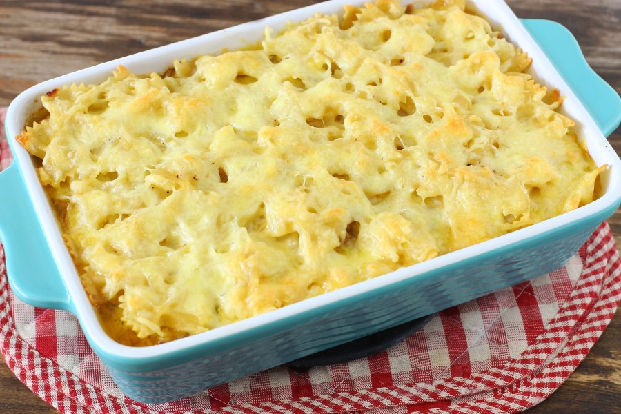Макароны запеченные с сыром в духовке