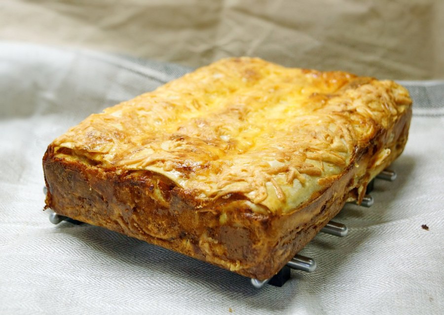Пирог из лаваша с фаршем