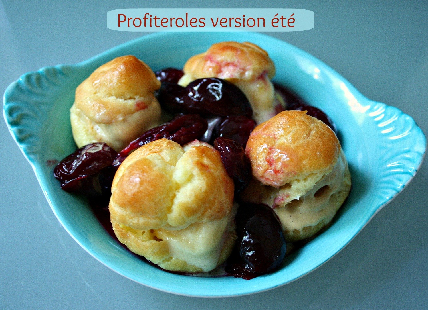 Profiteroles with Peanuts