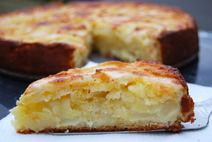 Творожная шарлотка