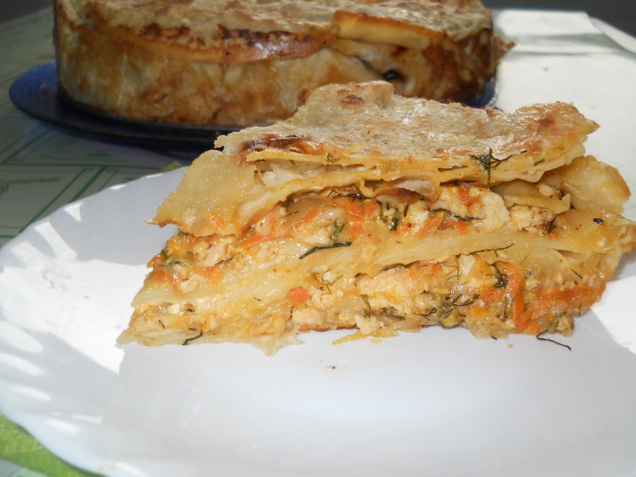 Пирог из лаваша