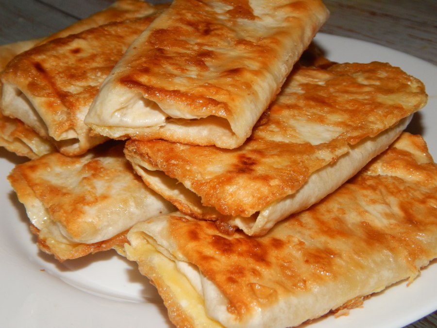 Пироги из лаваша на сковороде