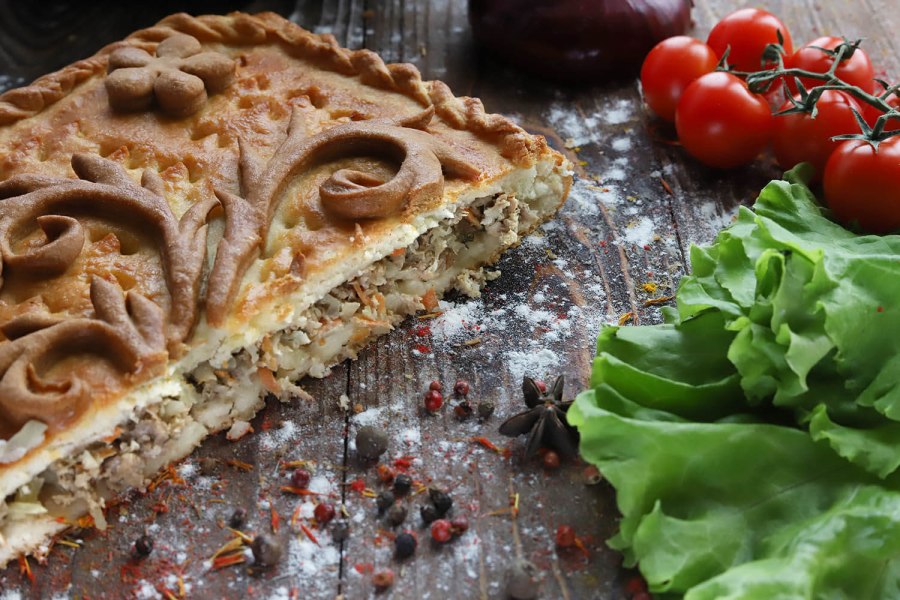 Картофельные пирожки с грибами