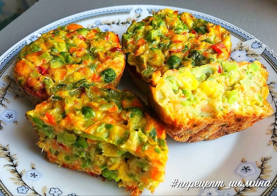 Маффины с овощами