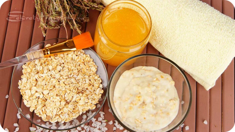Медовая маска с овсянкой