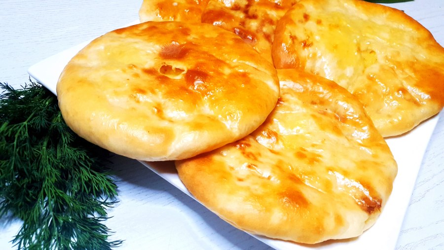 Лепёшки на кефире с сыром
