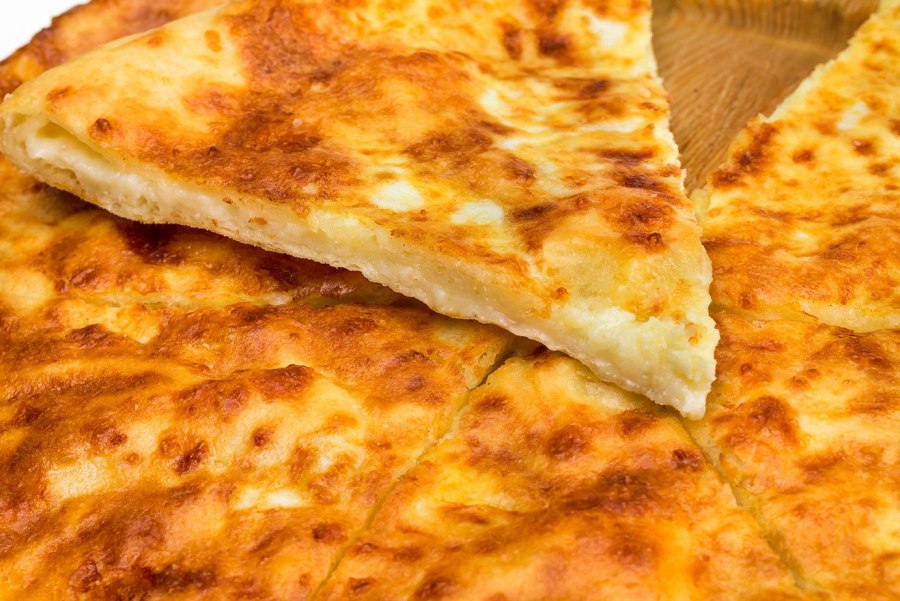 Ленивые хачапури (сырные лепёшки на сковороде)