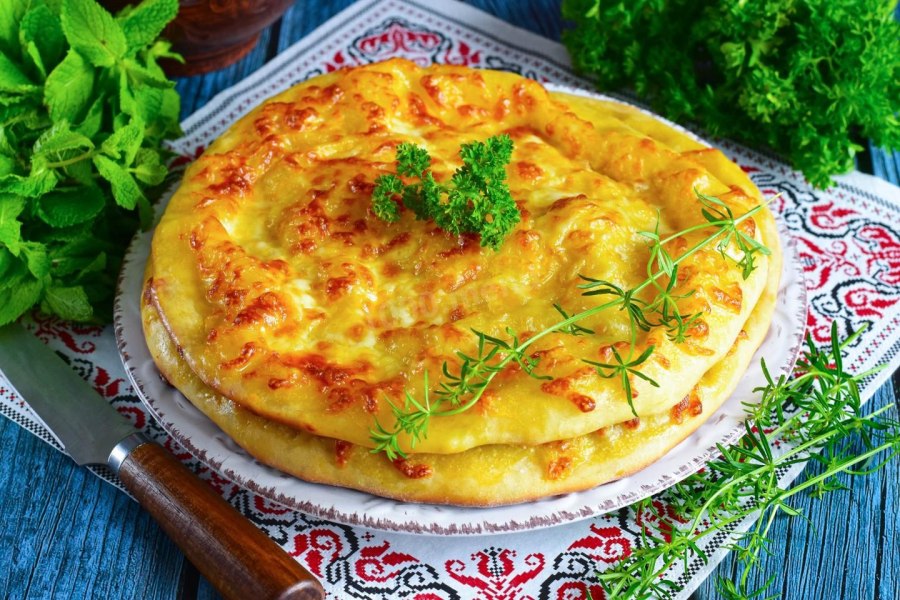 Ленивые хачапури (сырные лепешки)