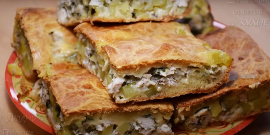 Курники с мясом и картошкой