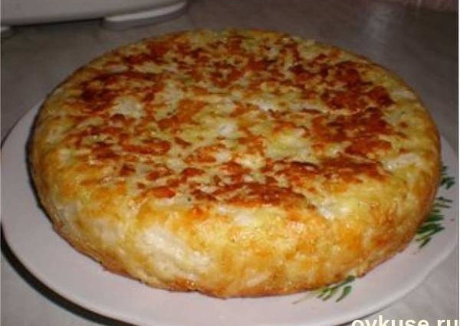 Греческий заливной пирог