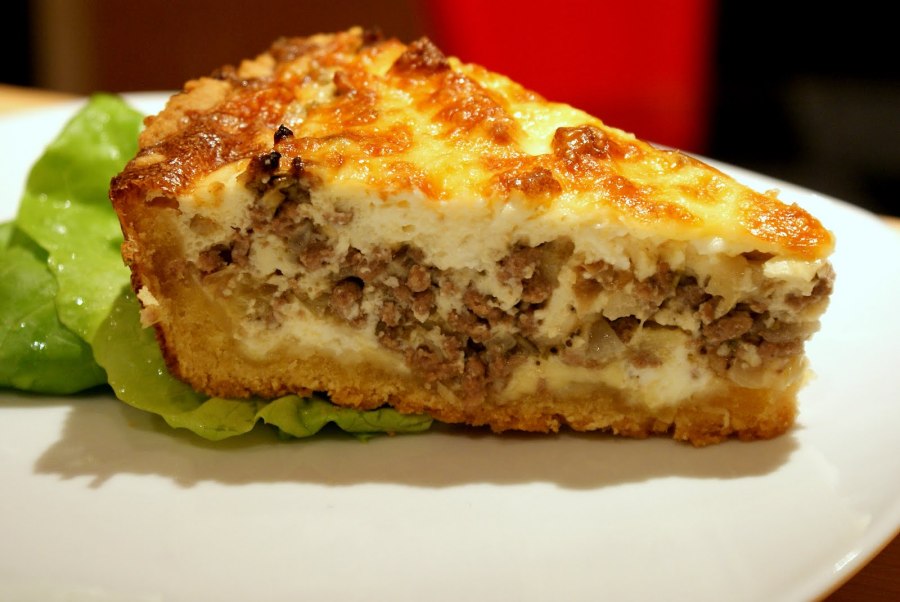 Пирог с курицей и капустой