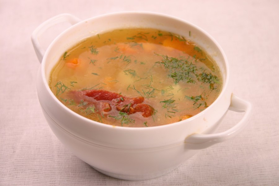 Картофельный суп с зажаркой