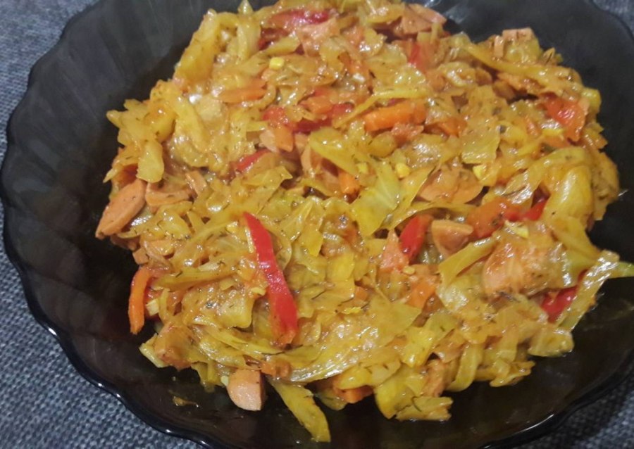 Солянка тушеная капуста