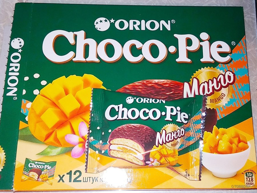 Чоко Пай Орион манго 12