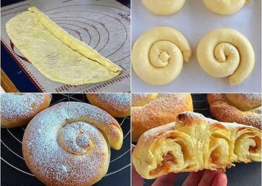 Испанские булочки Энсаймадас