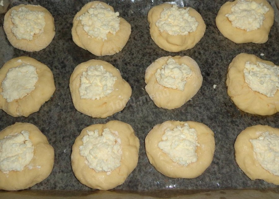 Шанежки с творогом