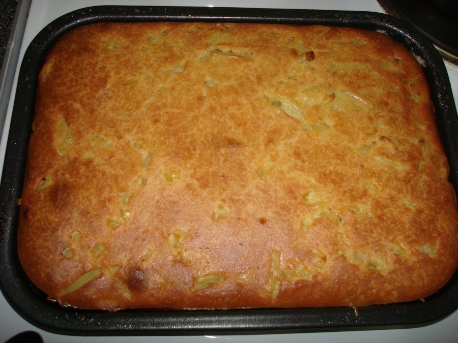 Пирог с мясом и картошкой