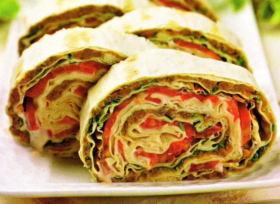 Закуски из лаваша