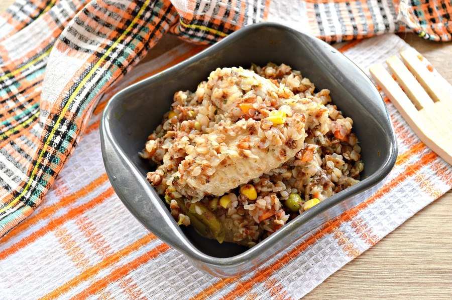 Гречка с грудкой