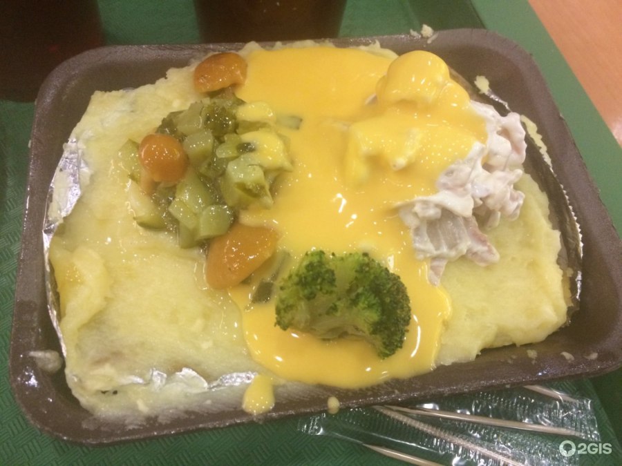 Печеный картофель с трюфельным маслом