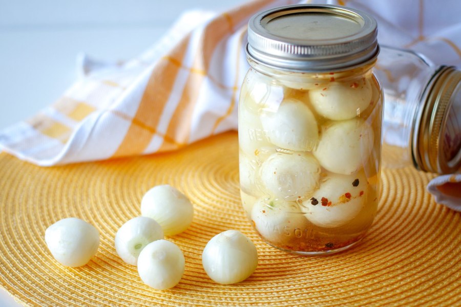 Лук нарезанный кольцами
