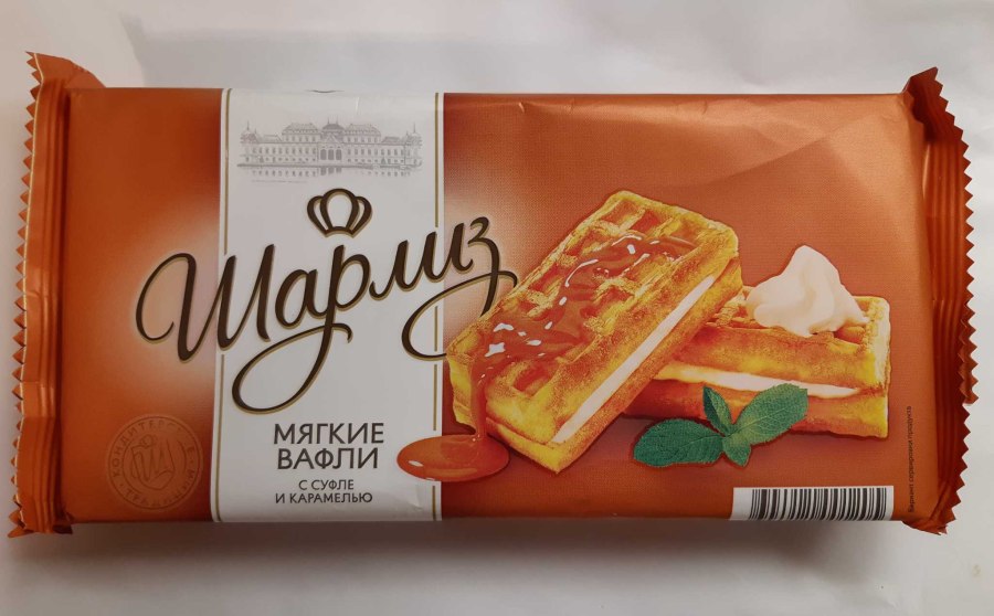 Шарлиз Снежка палочки малина 370г