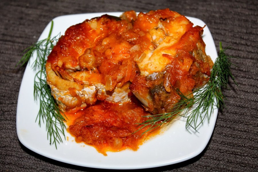 Скумбрия запеченная с картофелем