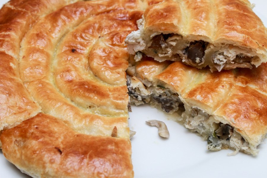 Пирог с капустой и картошкой