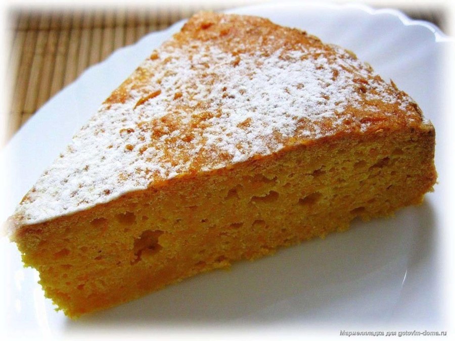 Морковный кекс в мультиварке