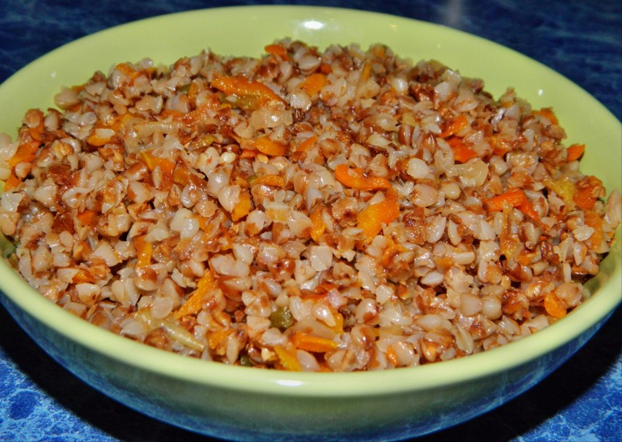Салат с гречкой