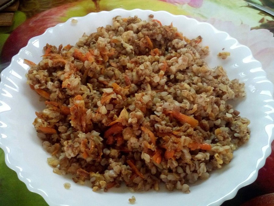 Гречка по-купечески с фаршем