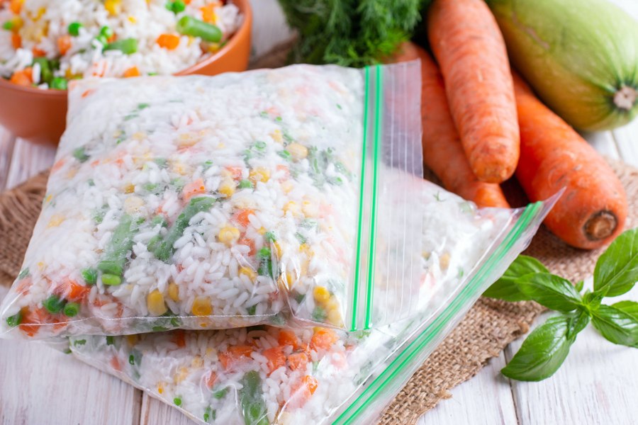 Овощная смесь с рисом