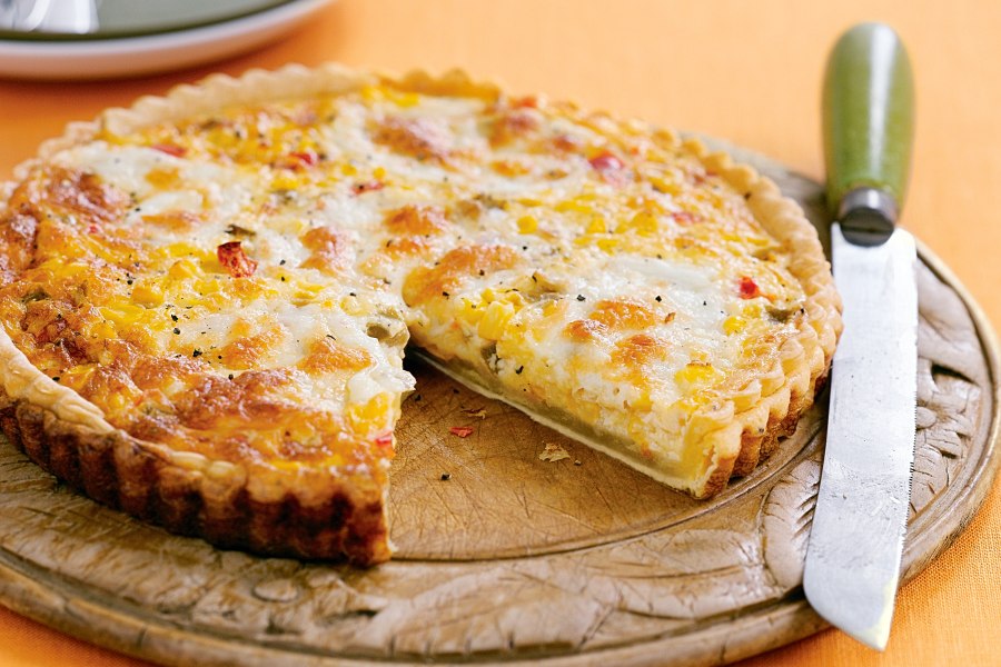 Лоранский пирог с курицей