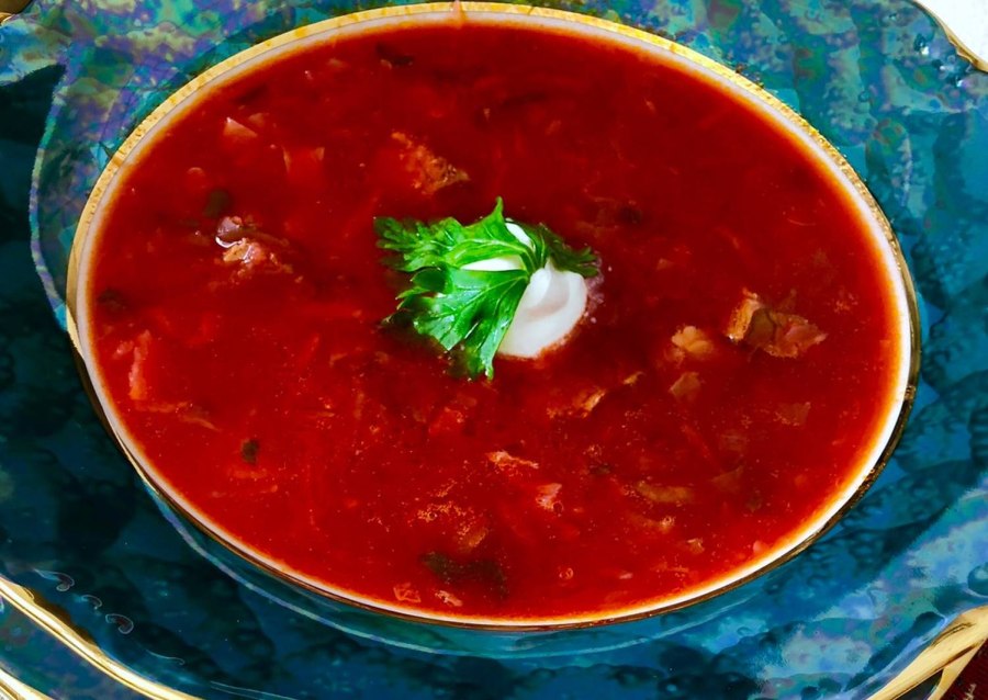 Борщ с мясом