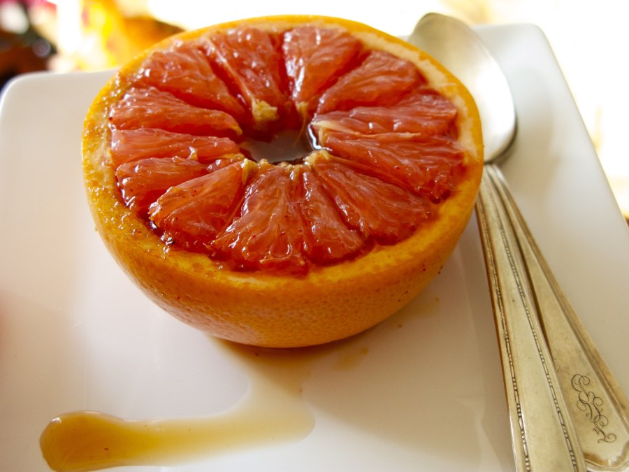 Десерт из грейпфрута