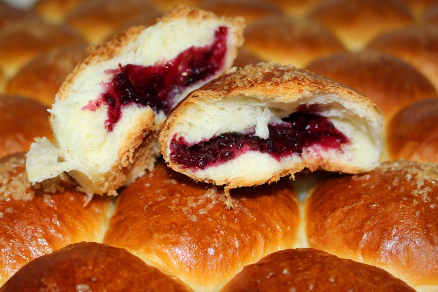 Песочный пирог с вареньем