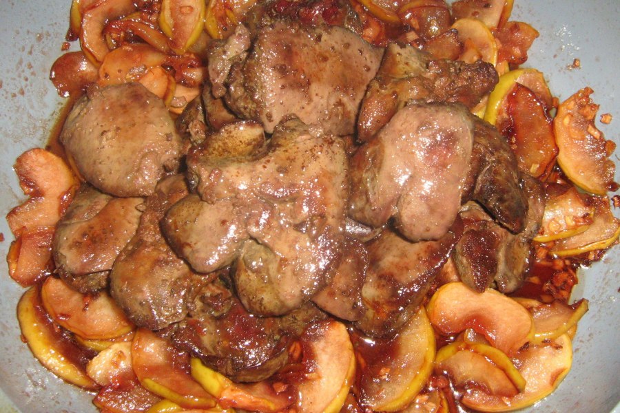 Блюда с куриной печенью