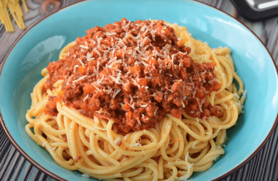 Макароны по флотски с томатной пастой