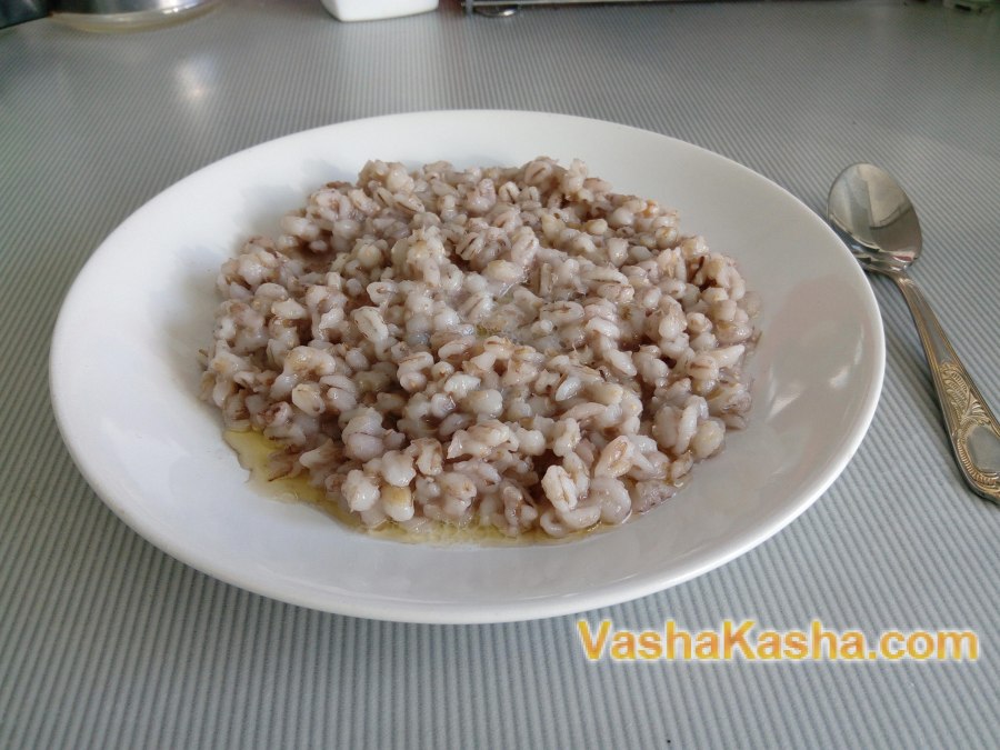Перловая каша с грибами и овощами