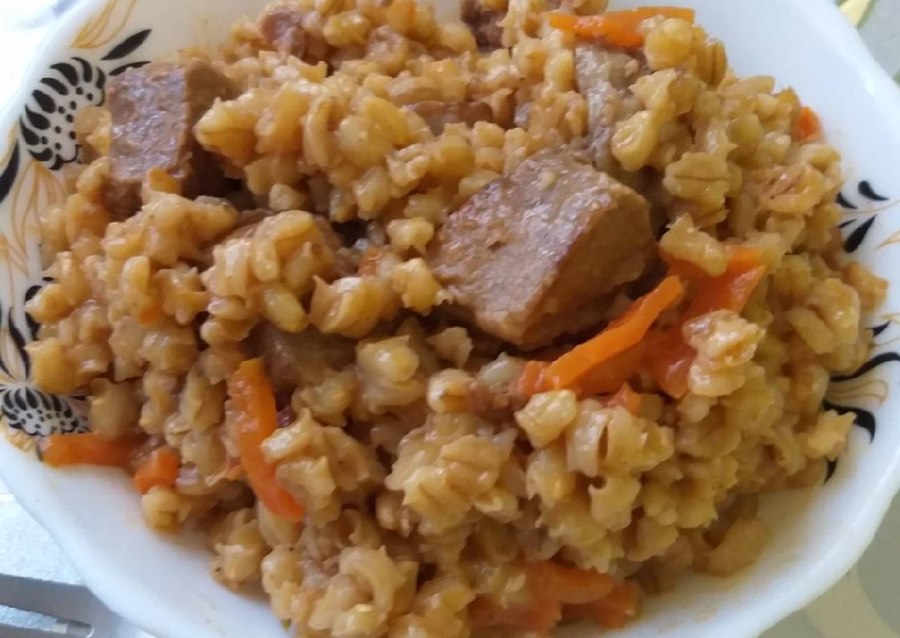 Перловая каша с мясом