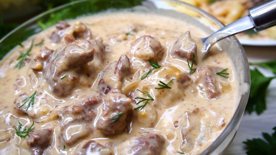 Печенка жареная с луком