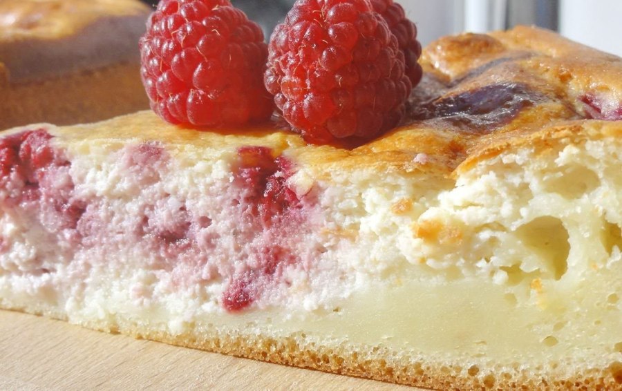 Черничный песочный пирог с черникой