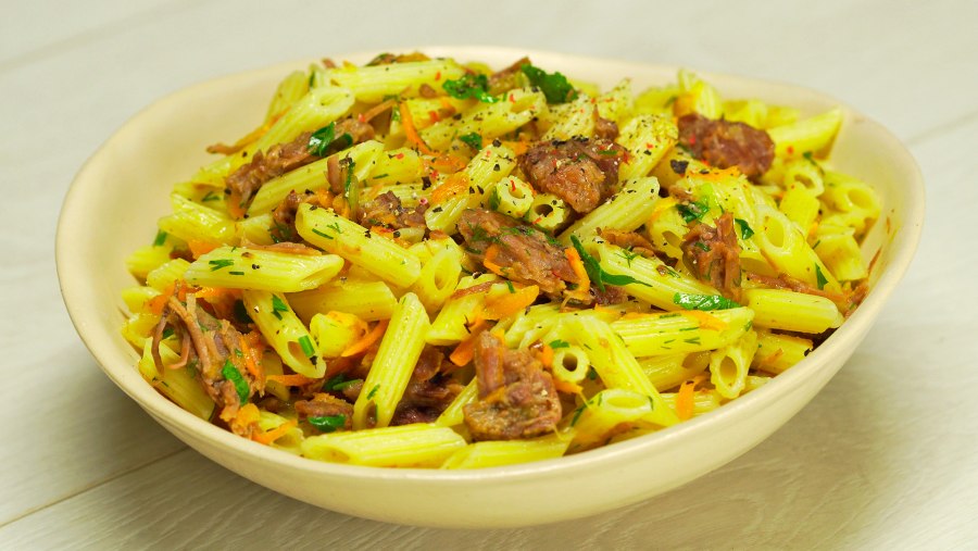 Макароны по-флотски с фаршем