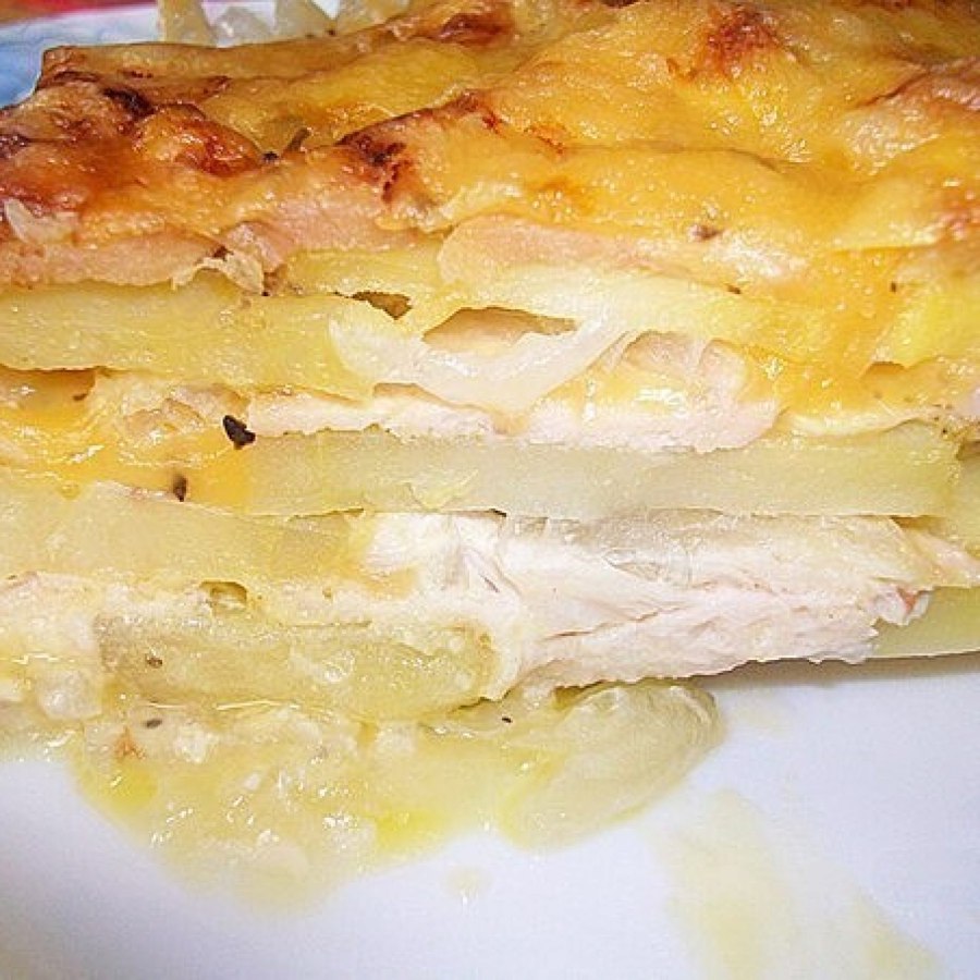 Запеканка с мясом и картошкой в духовке