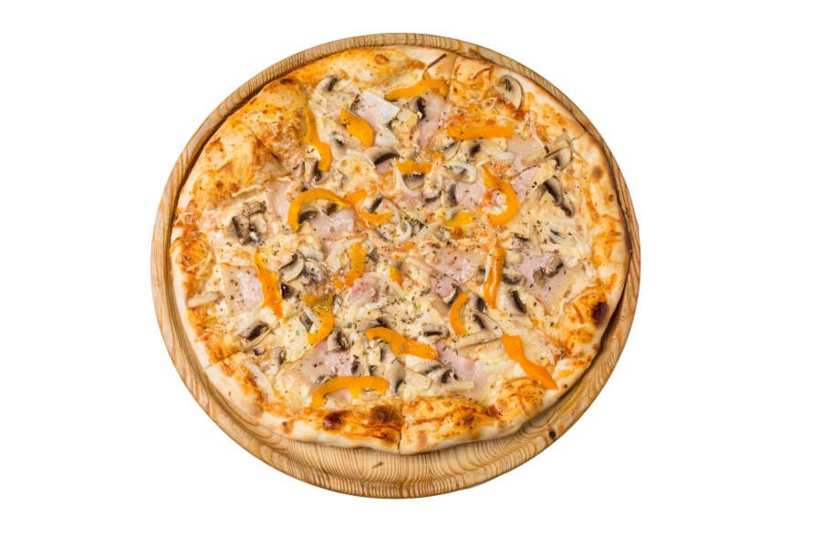 Пицца Цезарь с курицей