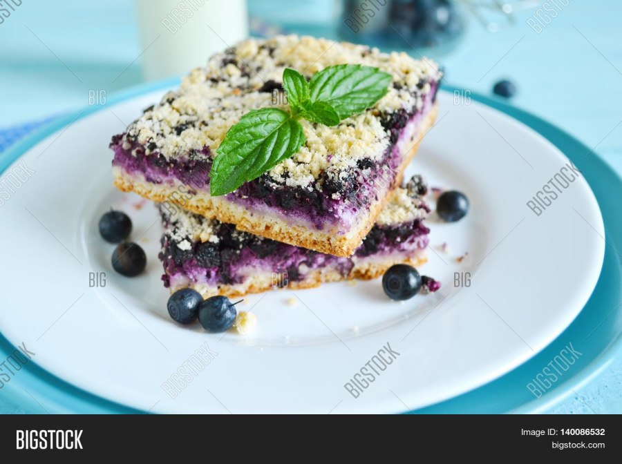 Черничный кешью кейк