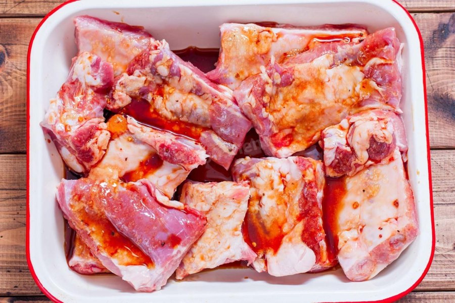 Маринад для свиных ребрышек