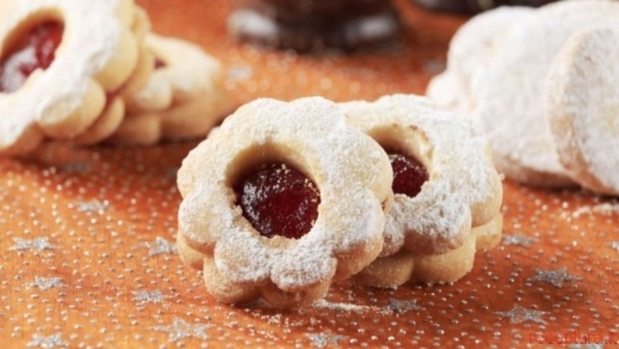 Печенье с яблочной начинкой