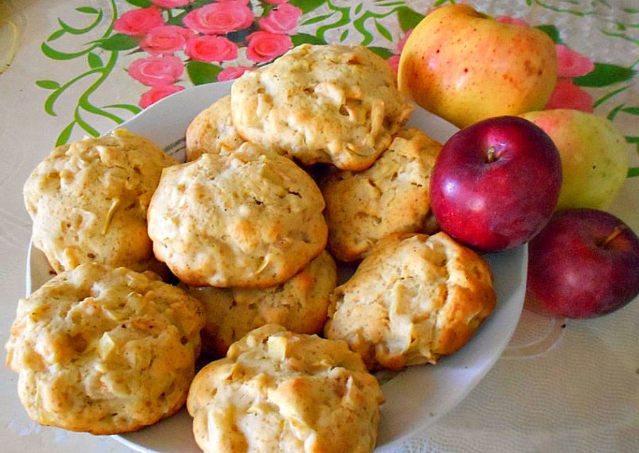 Печенье с яблоками